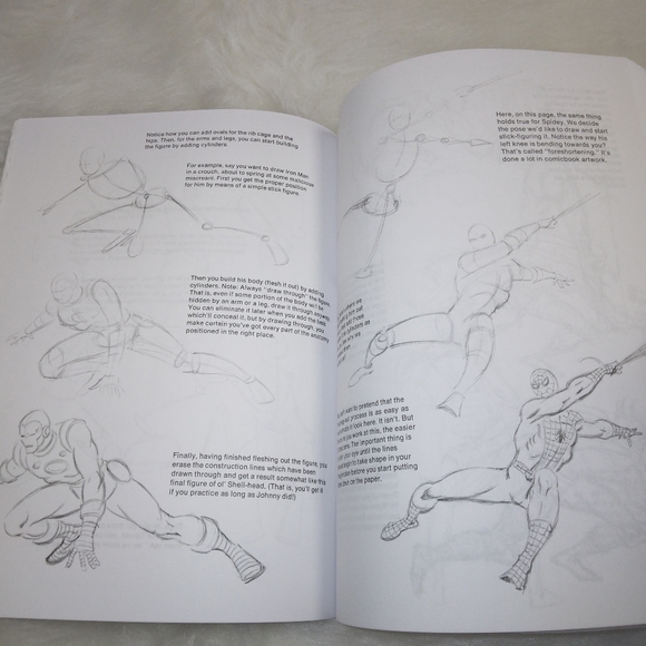 BOOK How to Draw Comics the Marvel Way by Stan Lee and John Buscema - Picture 6 of 8